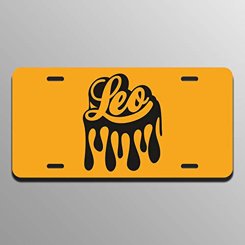 Leo Printed Vanity Front License Plate Tag KCFP136