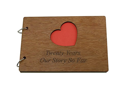 Álbum de recortes o foto para 20.o aniversario: '20 Years Our Story So Far', idea de regalo personalizado para parejas miniatura 1