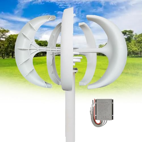 16,000W Wind Turbine Generator - Horizontal Axis Power System, 12V/24V/48V Output, Low Starting Wind Speed, Perfect for Off-Grid & Home Use, Renewable Energy Solution