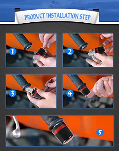 Guidão de motocicleta para GW250INAZUMA 2012-2018 2017 2016 2015 2014 extremidades dos punhos de gui