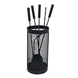 Praticité et esthétisme conjugués : Plus qu'un simple outil, ce serviteur est également un élément de décoration qui complète harmonieusement votre poêle ou cheminée