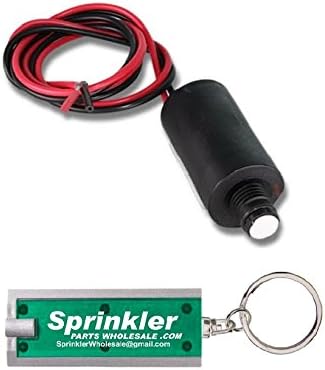 Hunter Solenoide de bloqueo de 9 voltios CC 458200 para temporizadores de batería de nodo SVC WVC SCH 9 V incluye un llavero de linterna al por