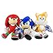 Ksydhwd Peluche 3 Pz/Set New Sonic Boom Peluche 22 Cm Super Sonic Peluche Giocattoli Cartoon TV Sonic The Hedgehog Peluche