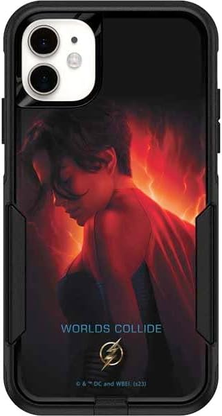 Skinit Decal Skin Compatible with OtterBox Commuter iPhone 11 - Officially Licensed Warner Bros The Flash Movie: Supergirl Poster Design