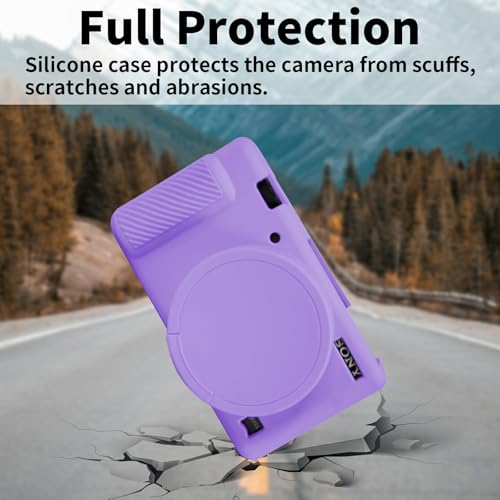 Funda protectora Easy Hood para cámara Sony ZV-1, morada miniatura 5