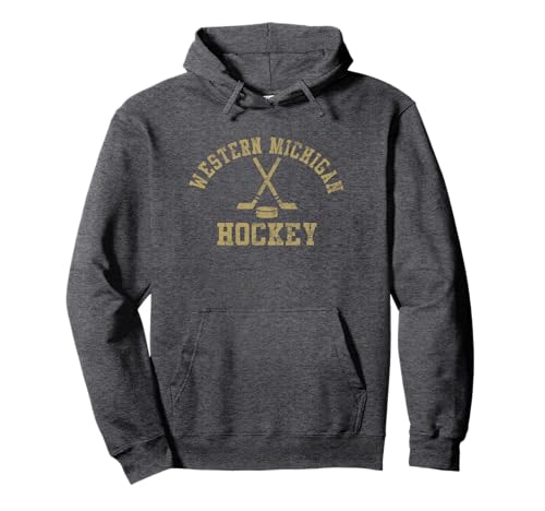 Vintage Western Michigan Hockey Pullover Hoodie