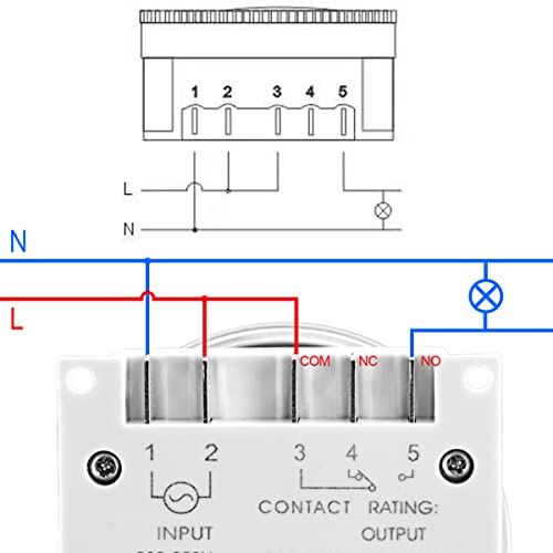 Heschen, sveglia LCD con timer digitale