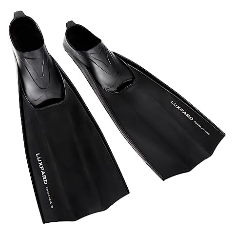LUXPARD Snorkel Fins, Comfortable Soft Full Foot Snorkeling Fins, Flippers for Snorkeling, Scuba Diving, and Freediving (XS | 34-35 | US 4-5) Cover