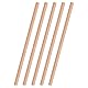 M METERXITY 5-Pack Kupfer Rundstab 4mm Durchmesser 3.94 Zoll Länge T2 Lager Massivstab Drehbankstange Für Metallhandwerk DIY/Gartenbau/Industrie/Dekoration Reiner Kupferrohr