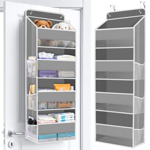 Over The Door Organizer Storage behind Door Hanging Organizer for Nursery