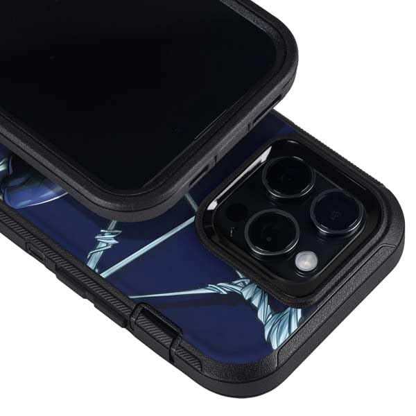 Skinit Decal Phone Skin Compatible with OtterBox Defender iPhone 13 Pro Max - Officially Licensed Marvel Spiderman Crawling Spiderman Design