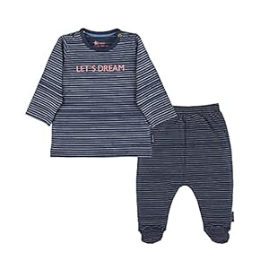 Sterntaler uniseks-baby Set shirt met lange mouwen en broek gestreept Set Langarm-Shirt u. Hose Ringel
