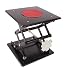 American Educational Black Enamel Laboratory Scissor Jack, Plate Size 8" Length x 8" Width, 10" Overall Height