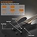 Ktaxon Electric Guitar Kit, 39 Inch H-H Pickups Beginner Electric Guitar Set with 20W AMP, Guitar Capo, Bag, Strap, Upgraded Cable, Accessories for Adults & Teens (Matte Black)