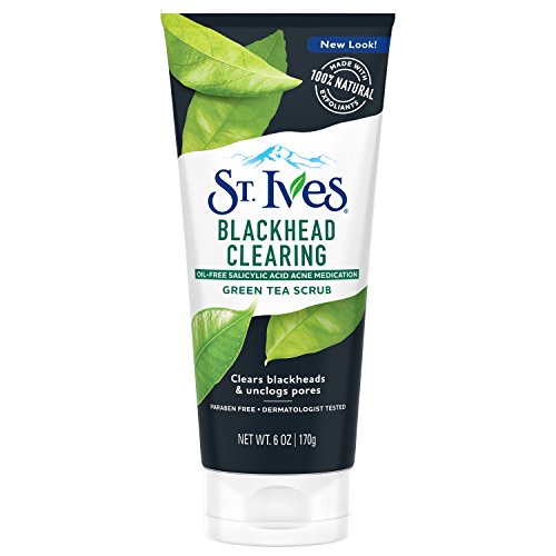 St. Ives Blackhead Clearing Face Scrub, Green Tea, 6 oz
