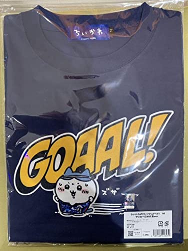 【5/5値下】ちいかわ サッカー日本代表Tシャツ Mサイズ Amazon.co.jp: ちいかわのTシャツ ゴール サッカー日本代表ver
