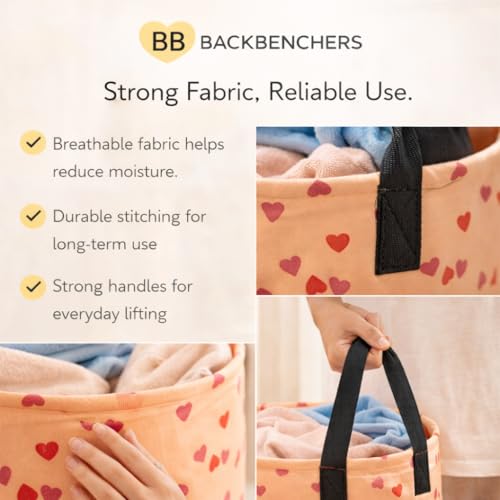 Image of Laundry Bag /Laundry Basket /Clothes Storage Box /Storage Basket /Storage Bag, 48L (Brown-3)