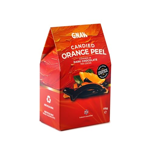 Gnaw 70% Dark Chocolate Orange Peel Bites 175g