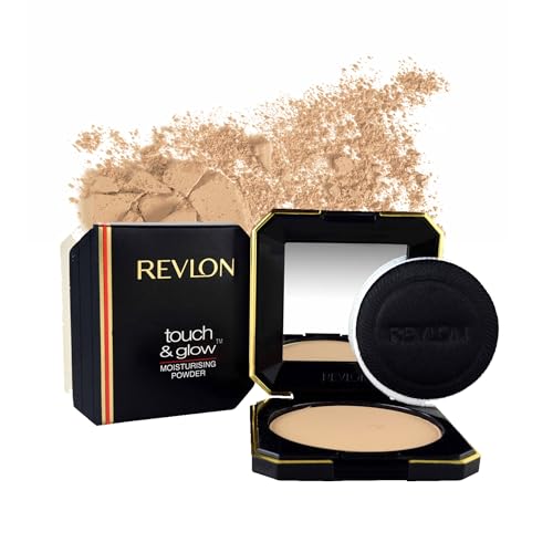Image of REVLON Touch And Glow Moisturising Compact For Women, All Skin Powder - Banana Matte (12g)