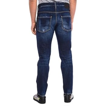 Dsquared2 Długie spodnie męskie S79LA0012-S30309, niebieski