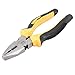 Aexit Yellow Black Cutters Rubber Coated Grip Wire Cutting Bending Linemen Pliers Wire Cutters 6