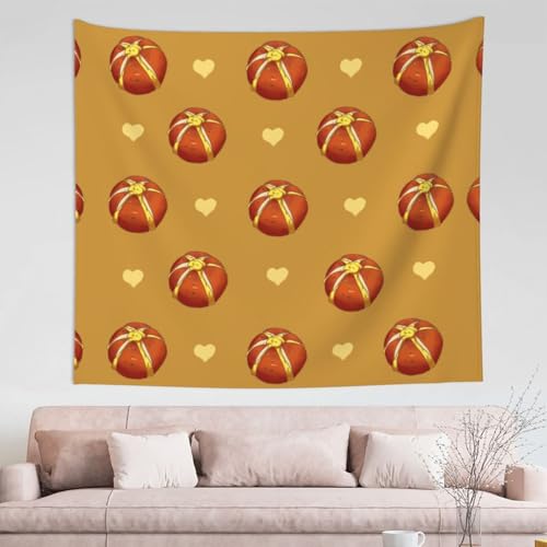 Tapisserie murale motif pain beurré TYUMH grand format 152x129 cm drapé déco chambre