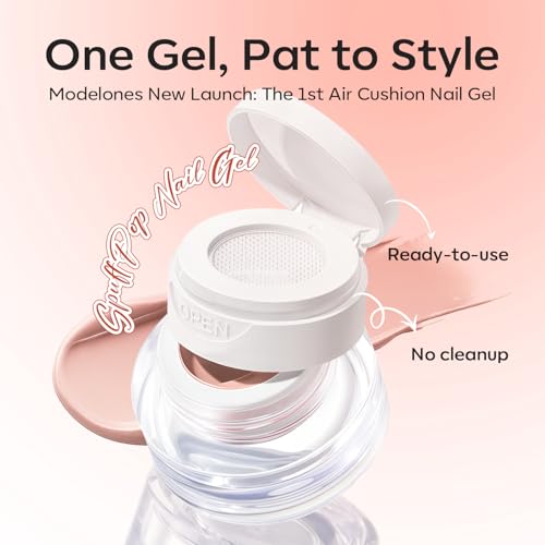 Image of modelones Pat Paint Gel Nail Polish, 1 Jar Soak Off UV Patting Gel Polish