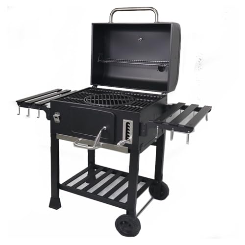 Fengzel Outdoor �o�[�x�L���[�R���� �t���N���[�Y �����|�Ă��� �Ă��A�����A�����A�u��4in1 �܂��� ���T�C�h�e�[�u���t�� �L���X�^�[�ǉ� �l�p�^�C�v BBQ �o�[�x�L���[�O���� (��(�t�@�~���[�p))