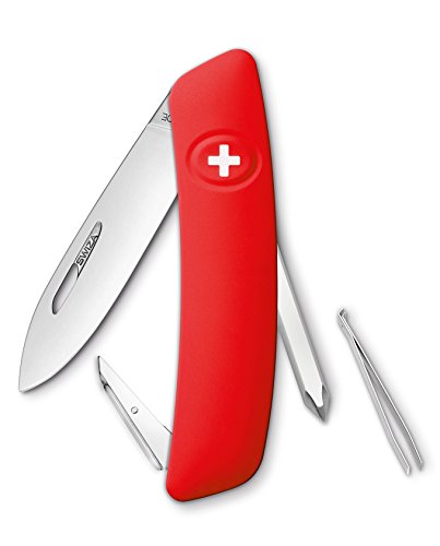 Swiza KNI.0020.1000 D02 Swiss Pocket Knife Red
