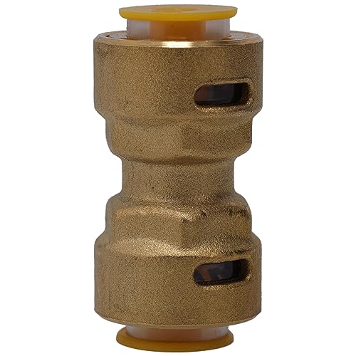 Image of Supplying Demand SB1 5 /8 Inch Quick Connect HVAC Brass Coupler Fitting