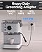 Portable 3 Prong to 2 Prong Outlet Adapter, Fireproof 392℉ 3-2 Prong Adapter Converter, Heavy Duty Wall Plug Adapter for Household Appliances Industrial, 1875W Max, 4 Packs