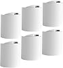 6Pcs White Plastic Bottle Caps for 250Ml Lotion and Shampoo Containers Replacement Flip Top Caps for Travel and Home Use