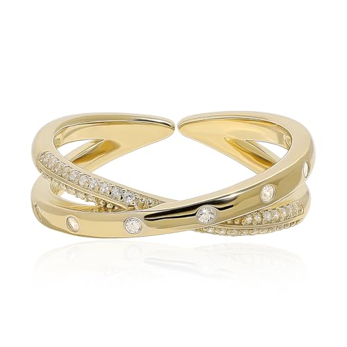 Bague fine pour le pouce femme anneau argent sterling ajustable