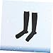 Ipetboom Women's Fashion Calf Compression Socks Size L/XL Black Elastic Support Hose for Sports Reduces Swelling and Improves Circulation