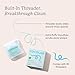 CocoPlush Floss Threaders by Cocolab, Expanding Woven Floss with Built-in Threader for Braces, Implants and Bridges, Coconut Oil Infused, Mint Scent, 30 Count, 1 Pack