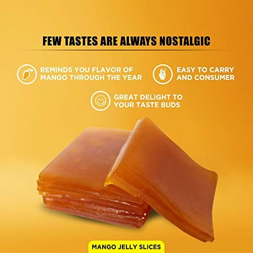 SITARA FOODS Mango Jelly Slices / Shade Dried Madidi Tandra Amawat (Home Made) 500 Grams - 2