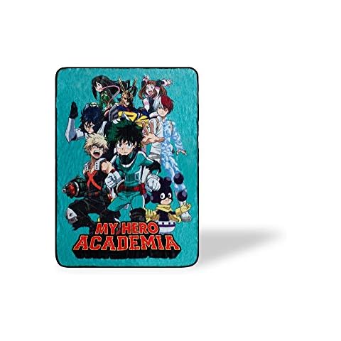 JUST FUNKY My Hero Academia U.A. Academy Heroes Large Anime Fleece Throw Blanket Cover