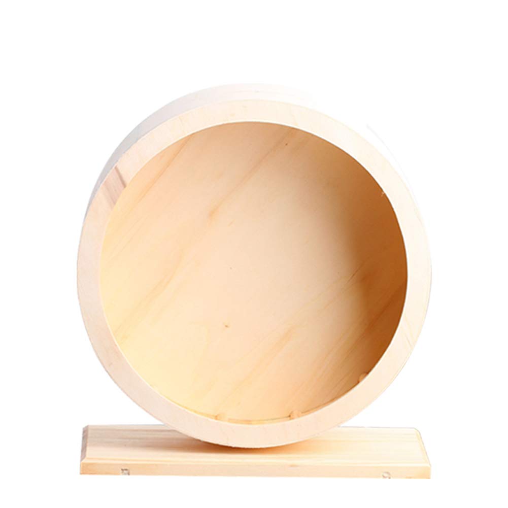 Gaosheng Hamster Wheel Small Animal Exercise Wheel Hamster Pet Wooden Rest Nest Toy for Hamster Gerbils Chinchilla Hedgehog Gerbils
