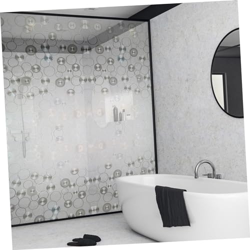 Película adhesiva para ventana 100x45 cm blanca mate miniatura 7