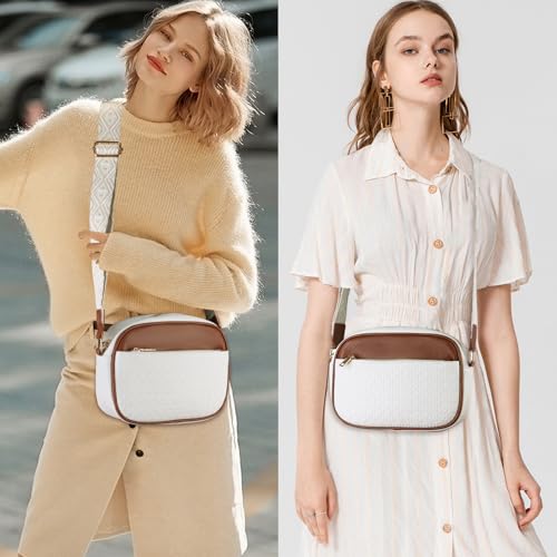 Crossbody Bags for Women, PU Leather Fashion Crossbody Bag with Adjustable Wide Stylish Strap2