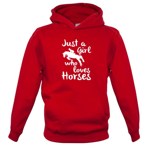 Image of Dressdown in My Head I'm Thinking About Ballet - Childrens/Kids Pullover Hoodie - Fire Red - M (5-6 Years)
