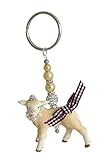 Figuren aus Hartgummi Juicy Clique*s Exclusiver Schlüsselanhänger ~ Lamm ~ Lämchen mit Perlen Taschenanhänger sehr Edel