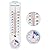 Outdoor/Indoor Thermometer Hygrometer Humidity Meter Thermometers Temperature Humidity Gauge Meter with Fahrenheit/Celsius ?/? for Patio Field Cellar Garden Humidors Greenhouse Closet by AikTryee