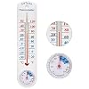 Outdoor Indoor Hygrometer Thermometer, Humidity Monitor, Temperature Humidity Gauge Meter with Celsius/Fahrenheit (C/F) for Patio, Field, Cellar, Garden, Humidors, Greenhouse, Closet by AikTryee