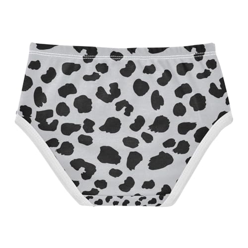 Leopard Print Black Gray Toddler Girls's Underwear 2T 202c11432