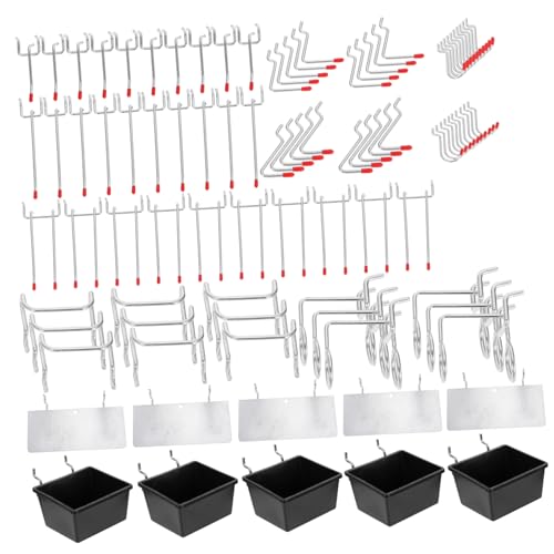 FUNOMOCYA Heavy Duty Garment Rack Display Rack Hanging Hook Latch Hook Tool Heavy Duty Clothes Hanger Rack Display Rack Hook Power Tool Holder Power Tools Black Stainless Steel