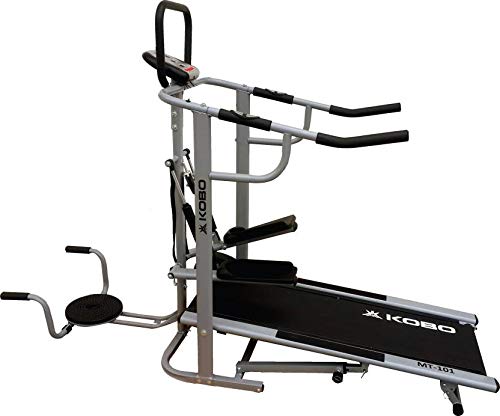 Kobo MT-101 4 in 1 Manual Fitness Treadmill for Home Gym Cardio (Free Installation Assistance) (Multicolour) (B07HVXNMKW) Amazon Price History, Amazon Price Tracker