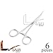 LAJA IMPORTS SET OF 6 PEAN HEMOSTAT FORCEPS 5.5