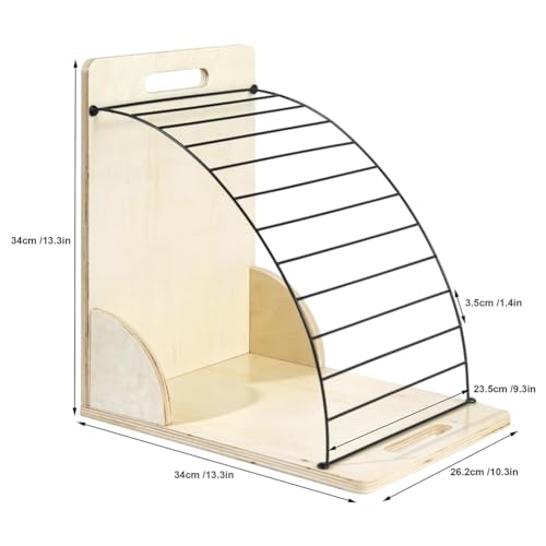 Rangement de porte-bloc-notes en métal vertical pour classer et protéger vos supports