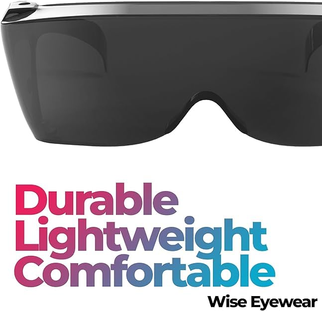 Image of Cover-Ups Black Fit Over Sunglasses - Wrap Around Sunglasses - People Who Wear Prescription Glasses in the Sun